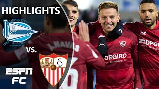 Sevilla advances in the Copa del Rey thanks to Ivan Rakitic  ESPN FC Highlights [upl. by Magnum613]