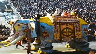 1959 Tournament of Roses Parade  Grand Stands OffCamera  8mm Silent [upl. by Reace]