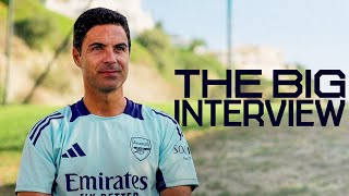 THE BIG INTERVIEW  Mikel Arteta discusses last season the title race amp more  Premier League [upl. by Jacquelynn]