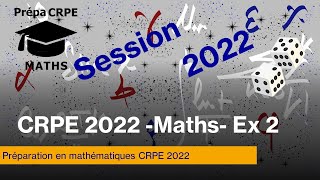 Concours CRPE 2022Groupement 1CorrigéMathématiquesExercice 2 [upl. by Crudden]