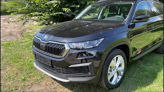 English review Skoda 2022 NEW Kodiaq Clever Business in 4K Black Magic 19 Inch Triglav inside [upl. by Bergess]