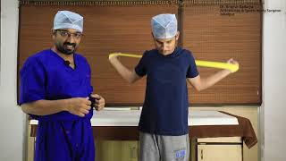 Shoulder exercises after Bankart and Rotator cuff surgery Dr Brajesh Dadrya [upl. by Belvia387]