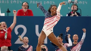 Simone Biles Stunning Comeback Reigns Supreme at Paris 2024 [upl. by Tacye581]