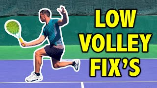 6 Exercises For Hitting Crisp Clean Low Volleys [upl. by Nilde400]