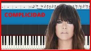 Vanesa Martín  Complicidad  Piano Tutorial  Midi [upl. by Iviv]