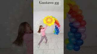 🌞 Balloon decoration ideas 🤩 birthday decoration ideas at home  baloon  cartoon  tiktok [upl. by Yrrat]