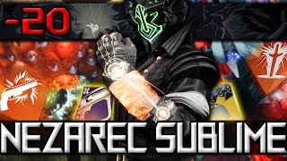 quotNezarec Sublimequot Pantheon 20 Full Run Destiny 2 Pantheon [upl. by Josy28]