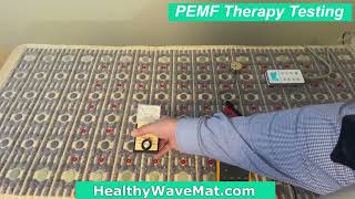 PEMF Therapy Testing the 5 Therapy Healthy Wave PEMF Mat Healthy Wave PEMF Mat Review [upl. by Annay]