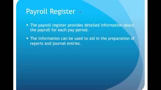 Other Deductions and Accounting for Payroll Lecture [upl. by Llewop]