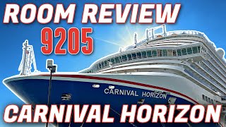 CARNIVAL HORIZON Room Review 9205 JR SUITE [upl. by Korns874]