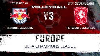 Red Bull Salzburg VS FC Twente Enschede EUROPE UEFA Champions League LIVESCORE [upl. by Ahseila215]