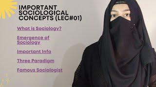 Important Sociological Concepts Series Lecture 1  Intro to Sociology [upl. by Jaehne]