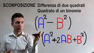 Scomposizioni  Differenza di due quadrati quadrato di binomio Esercizi svolti [upl. by Cirdahc875]