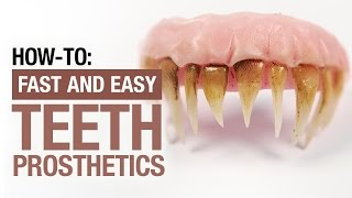 How to create fake teeth in 30 minutes [upl. by Dilks]