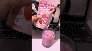 Strawberry Beauty Milk by Dear Face 🍓 dearface collagendrink beauty [upl. by Daph]