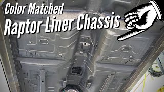 How to Prep Mix amp Spray Tintable Raptor Liner  Raptor Liner Undercarriage [upl. by Zacharie]