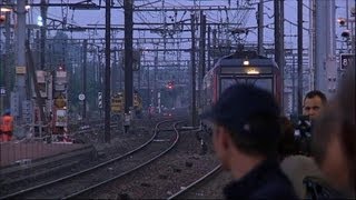 Reprise du trafic du RER C à BrétignysurOrge [upl. by Hambley]