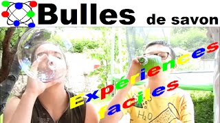 Expérience scientifique amusante  7  Bulle recette inratable [upl. by Nadirehs]