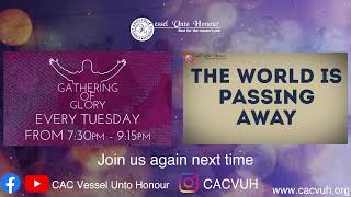 CAC Vessel Unto Honour  Sunday Service 24th November 2024 [upl. by Decima]