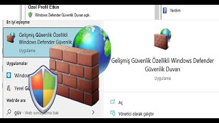 Windows güvenlik duvarı gelen giden kurallar program oyunlar internet erişimi aç engeli kaldır [upl. by Ebehp827]