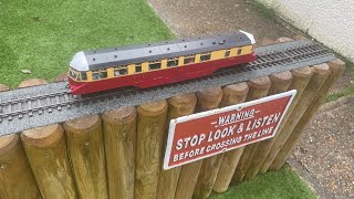 Heljan o gauge GWR Railcar DCC SOUND [upl. by Auhesoj702]