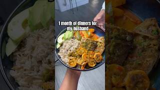 1 month of dinners for my husband [upl. by Fahland501]