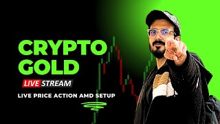 LIVE GOLD amp CRYPTO STREAM  THURSDAY FOREX TRADING HINDI  DAY 39  PRADEEP JHA livestream [upl. by Namrehs900]