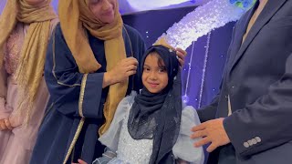 👑Honoring Fatima Masud 7 yrs  Fatima was crowned by her Parents for memorization of Entire Quran🥰 [upl. by Tamaru518]