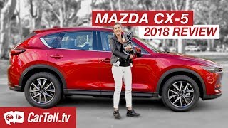 2018 Mazda CX5 Review  CarTelltv [upl. by Tanberg]