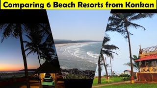 Comparing Beach Resorts in Konkan  Diveagar Beach Dapoli Beach Resorts Ganpatipule Beach Resorts [upl. by Suicul]