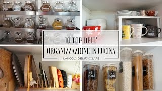 Top 10 dellorganizzazione in cucina [upl. by Everara209]