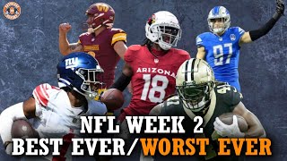 BEST Kamara Hutchinson Harrison Jr Nabers Seibert  WORST Cowboys Panthers NFL Offenses [upl. by Neened]