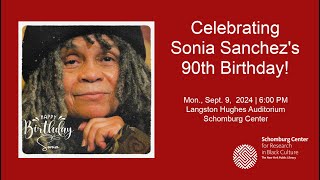 Sonia Sanchez’s 90th Birthday Celebration [upl. by Eanej]