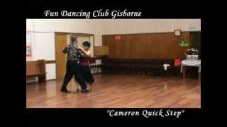 Cameron Quickstep  Fun Dancing Club Gisborne New Zealand [upl. by Tserrof]