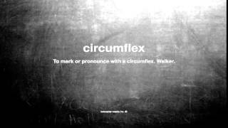 What does circumflex mean [upl. by Bound903]