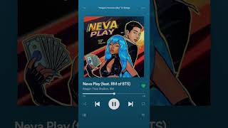 Megan and RM new song Neva Play bts fyp foryou fypシ゚viral btsarmy rm rap hiphop music [upl. by Brunhilda]