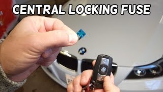 CENTRAL LOCKING FUSE LOCATION BMW E90 E91 E92 E93 [upl. by Yren]