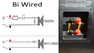 Speaker Bi Wiring Explained improve the sound Bi Wire Amplifier Receiver Wired Stereo Speakers [upl. by Adalai155]