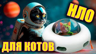 Умная игрушка для котиков в виде НЛО [upl. by Onirotciv]