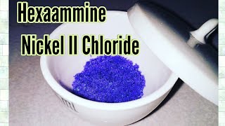 Hexaammine Nickel II Chloride  Preparation [upl. by Surtimed]