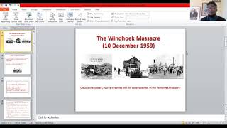 Lesson Presentation The Windhoek Massacre Namibian History Grade 9 [upl. by Yrekaz]