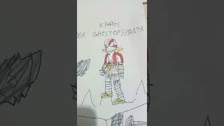 kratos shadow red rider Sparta vs kratos ghost of Sparta [upl. by Nahgiem]