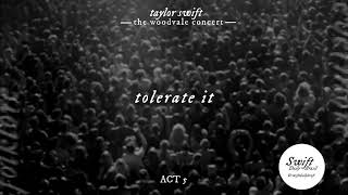 tolerate it Live Concept  the woodvale concert  SWIFT DAILY BRASIL [upl. by Jabin]