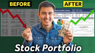 Create a Stock Portfolio Tracker on Excel Using Live Data [upl. by Akcirderf]