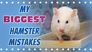 My Biggest Hamster Mistakes 😥 [upl. by Venn]