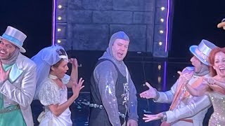 Taran Killam’s last curtain call in Spamalot on Broadway Jan 2024 [upl. by Enaj]