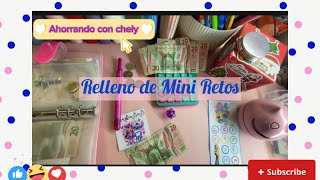 Rellenando Mini Retos de Ahorro con bajo Presupuesto 🎲💰🎉 [upl. by Seiuqram]