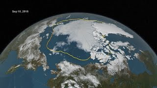 Sea Ice Minimum 2016 [upl. by Ameerahs]