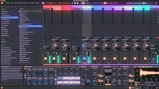 liveview polymeter liquid dnb jam with generative bassline [upl. by Ahkeber900]