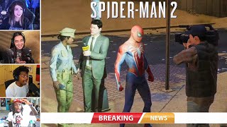 Streamer First Impressions to Marvels SpiderMan 2 Funny Moments Compilation Funny Moments [upl. by Macknair]